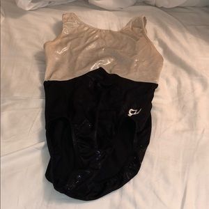 shimmery gk gymnastics leotard